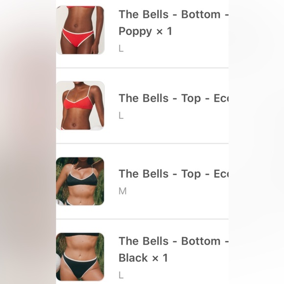 Andie swim two piece suits. Style: The Bells. - Picture 5 of 8